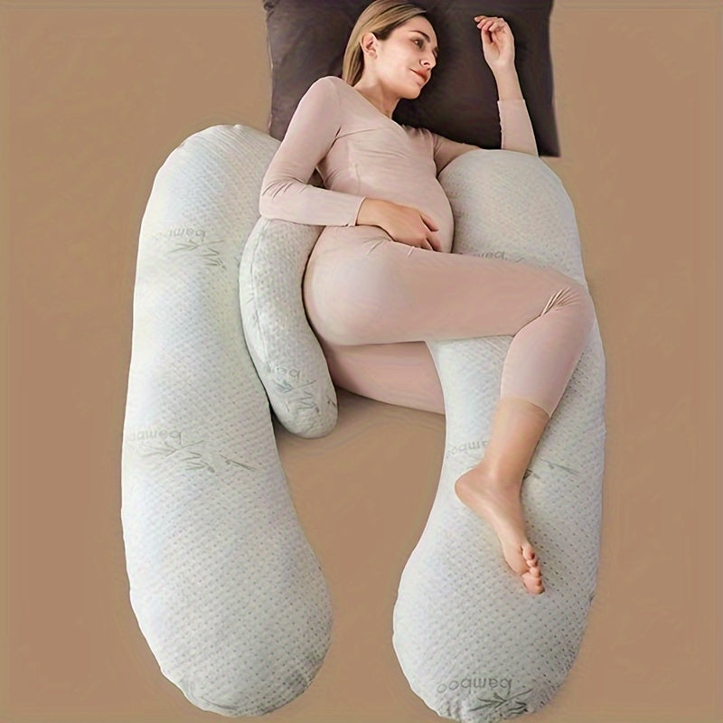 Comfortable Sleep with a Multifunctional Maternity Pillow Providing Nursing and Belly Support