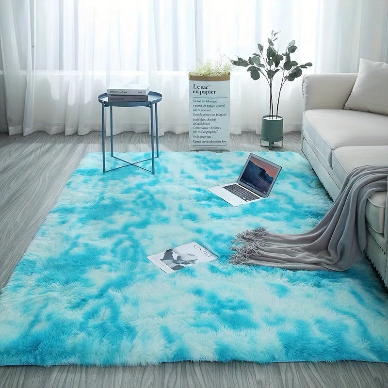 Soft and fluffy area rug, perfect for adding luxury to your bedroom and home decor. Non-slip and machine washable for easy maintenance.