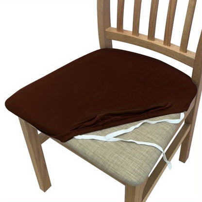 Stylish and durable milk-colored chair cushion cover for kitchen and dining chairs enhances comfort and protects seats all year round.