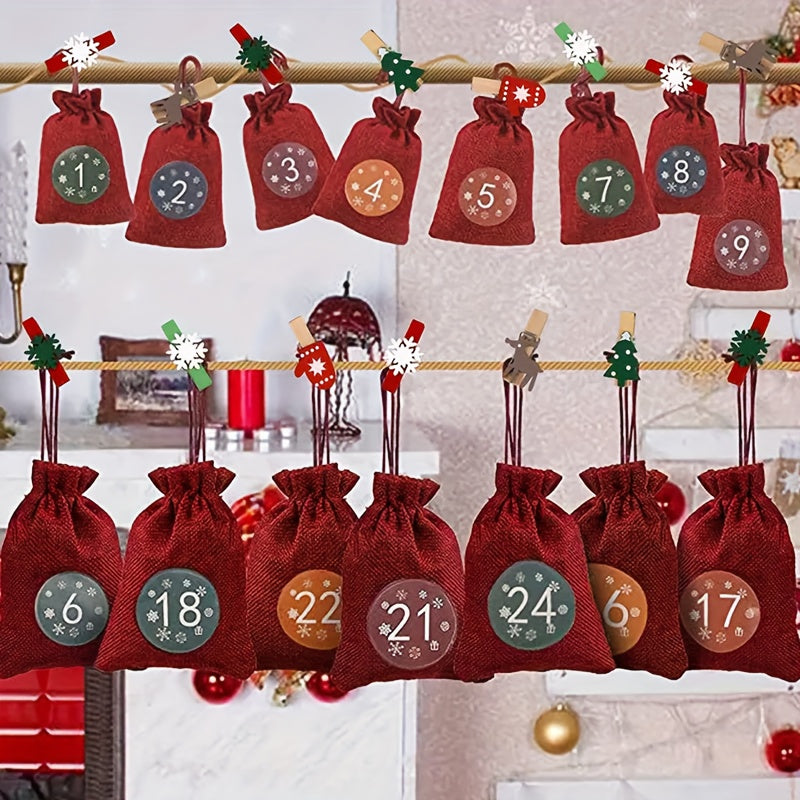 20-pack wooden Christmas clothespins for hanging photos and embellishing weddings. Decorative clip set with holiday shapes for parties, birthdays, and home decor. Features Christmas trees, gloves, reindeers, and snowflakes. Hanging attachments included