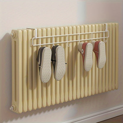 These items include radiator drying racks, hooks for household heating pipes, storage racks, hanging hangers, heating options for drying clothes, and shoe racks.