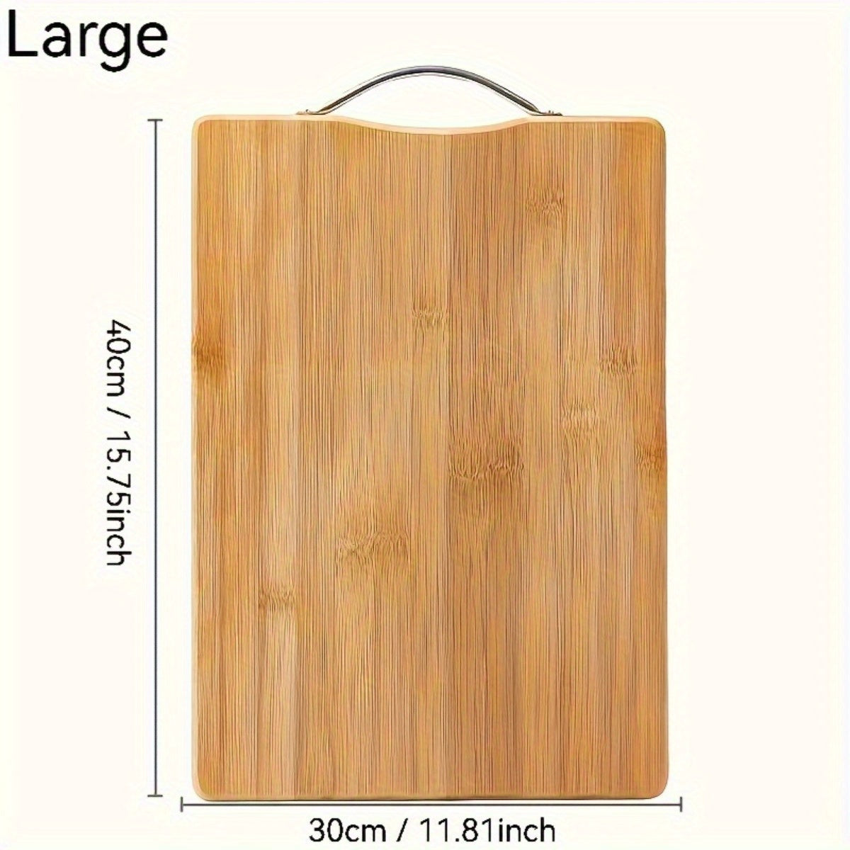 Premium Bamboo Cutting Board - Sturdy, Safe for Food Prep Must-Have in Various Sizes | Perfect for Home & Professional Kitchens