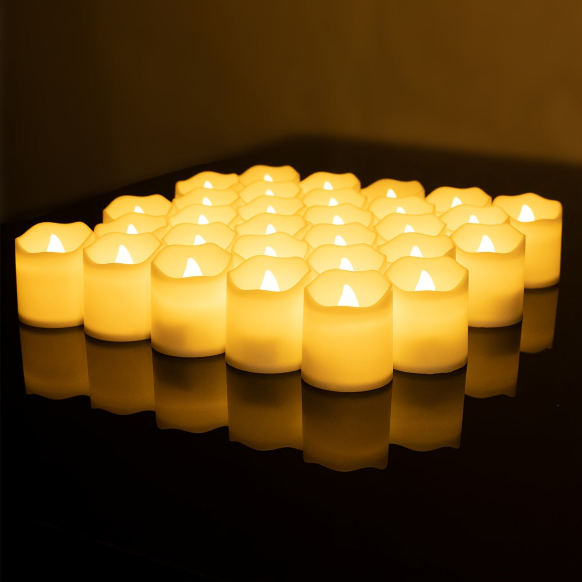 12 LED flameless candles for various occasions such as birthdays, banquets, weddings, and holidays, for creating a cozy atmosphere in your home.