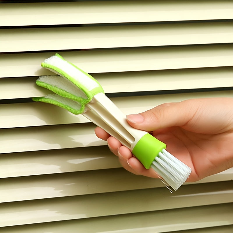 One multi-functional air conditioning shutter brush, detachable and washable cleaning clip designed for door partitions and hard-to-reach corners.