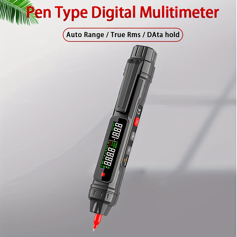 ZLLJMETER Digital Pen Multimeter: Auto Range, Non-Contact Voltage & Resistance Testing, High Precision (0.1), Battery Powered, Plastic, for Industrial Measurements, Battery Not Included.