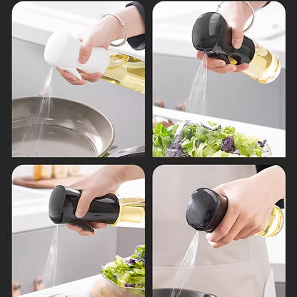 Multipurpose Olive Oil Sprayer perfect for cooking, salads, and BBQ - Sturdy plastic kitchen tool for cooking spray, olive oil, salads, barbecues, and baking.