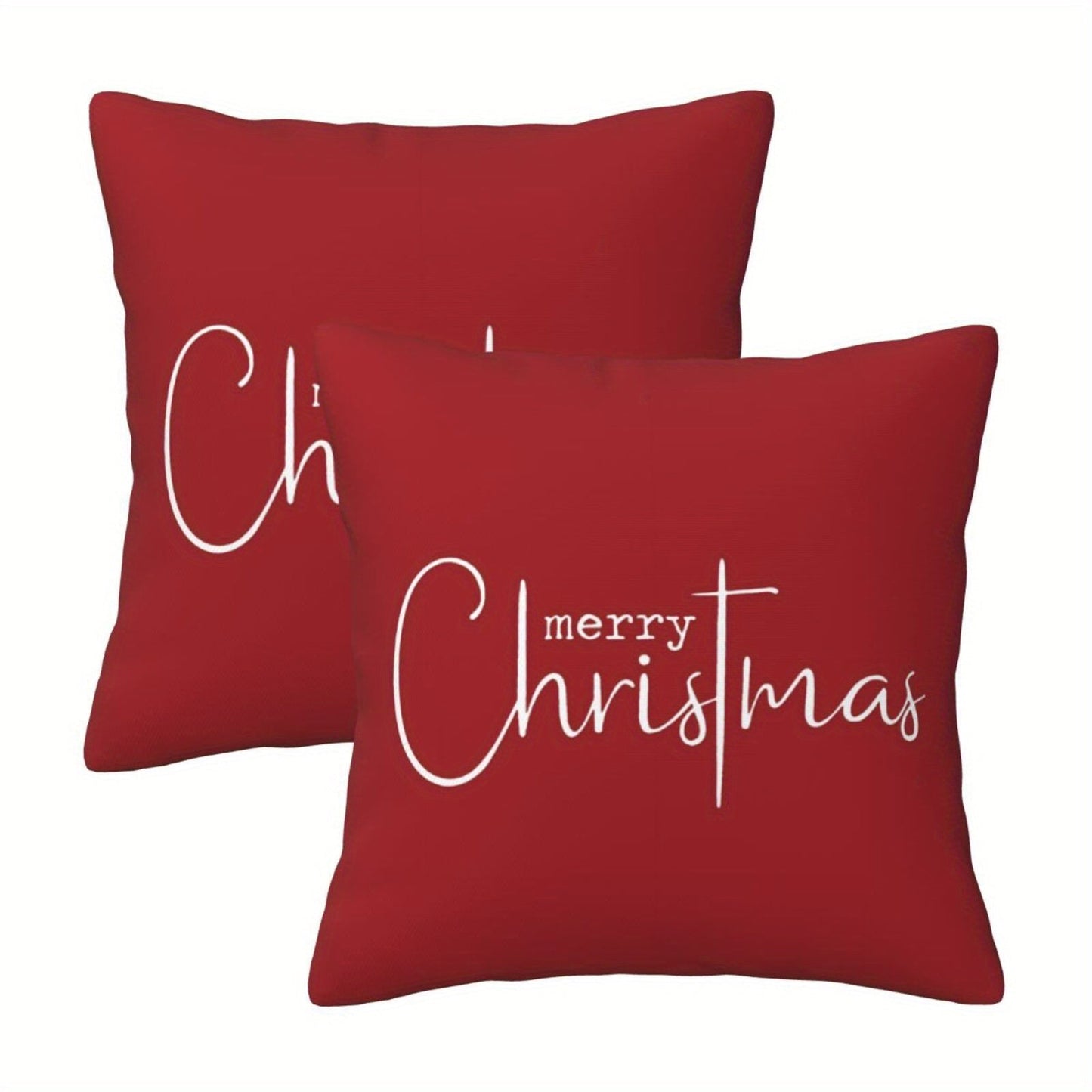 Add a festive touch to your living room and bedroom with these Christmas-themed pillow covers. These decorative covers can be used as Christmas decorations or given as gifts. They measure 45*45cm and do not include pillow cores. Available in a set of 2