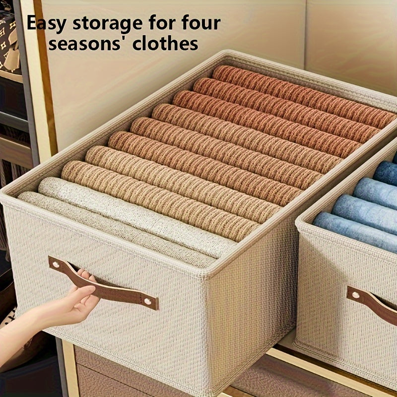 Modern Fabric Under-Bed Storage Organizer for Clothes, Rectangle Multipurpose Box with Easy Access for Home Organization - Non-Waterproof