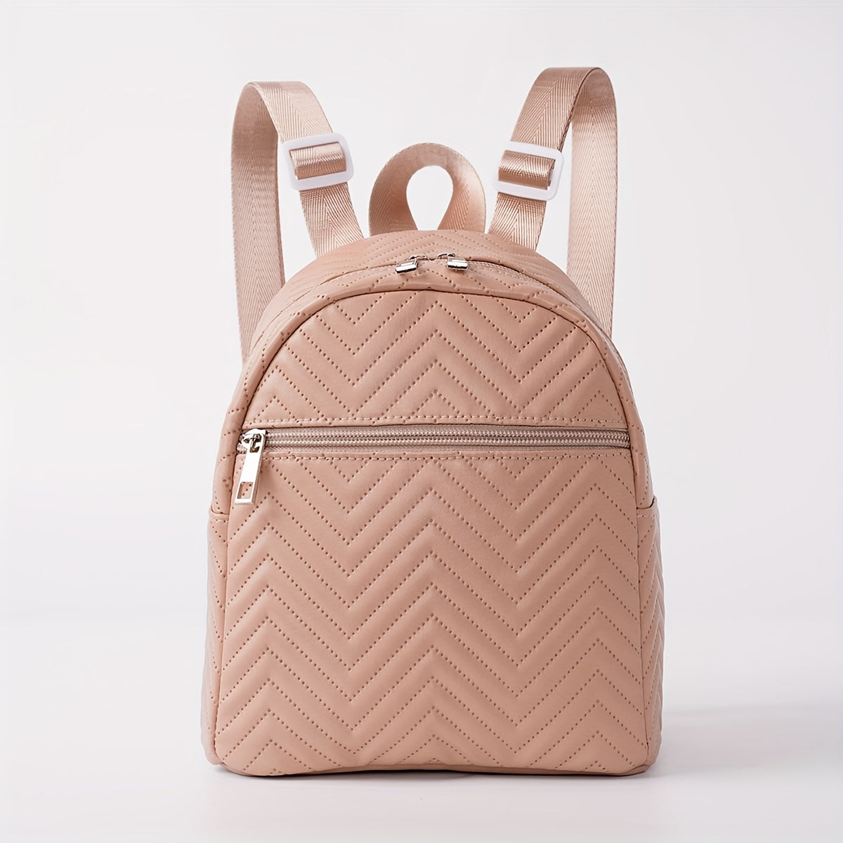 Women's Wavy Pattern Backpack with Large Capacity, Trendy and Casual for Traveling, Hiking, or as a Baby Diaper Bag