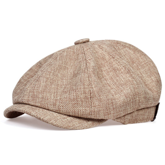 Polyester Newsboy Caps for Men and Women, Crafted for a Mature Style.