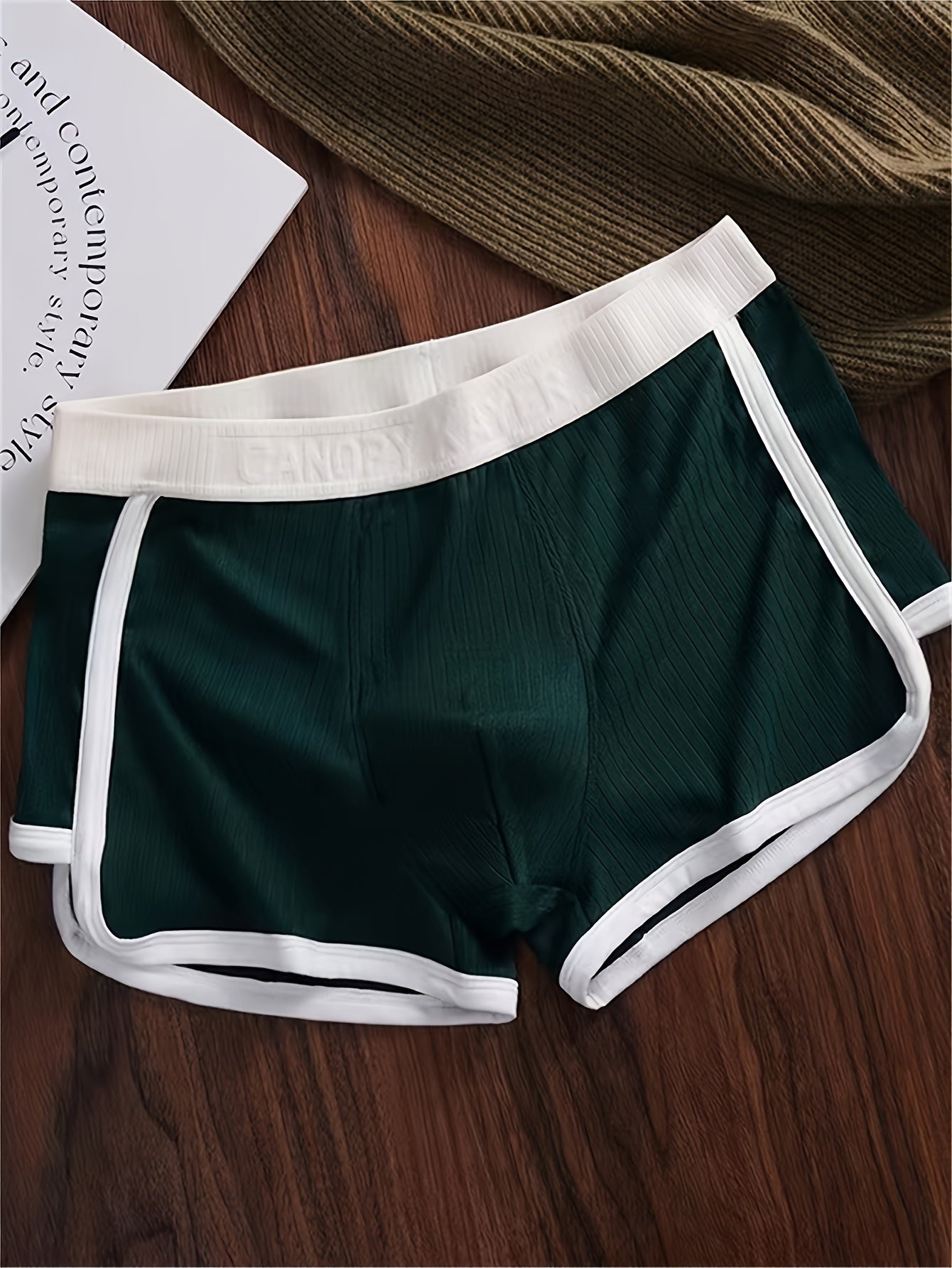 Three men's boxer briefs for comfortable, breathable, and dry sports wear.