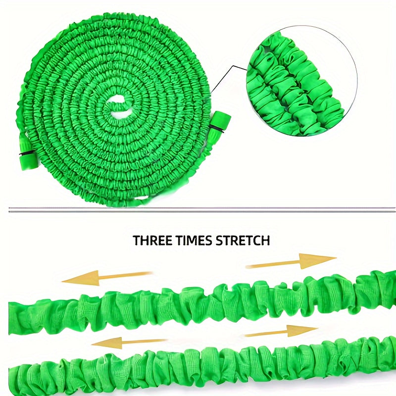 Прочный и универсальный, этот расширяемый волшебный садовый шланг имеет высокое давление, водонепроницаемую и не запутывающуюся конструкцию, идеально подходящую для мойки автомобилей и полива. Поставляется с многофункциональным