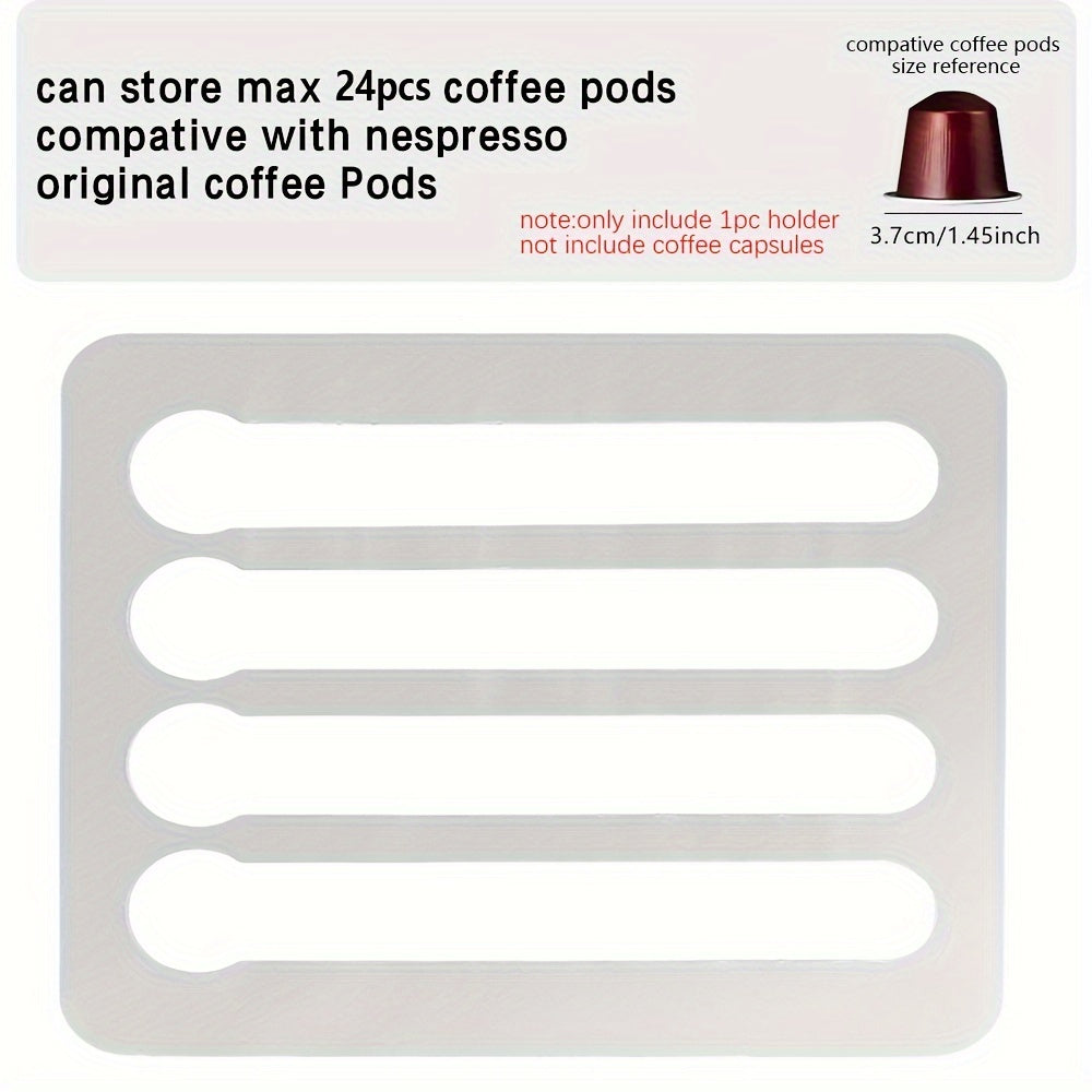 Aluminum Wall-Mounted Coffee Capsule Stand for Coffee Pods Storage