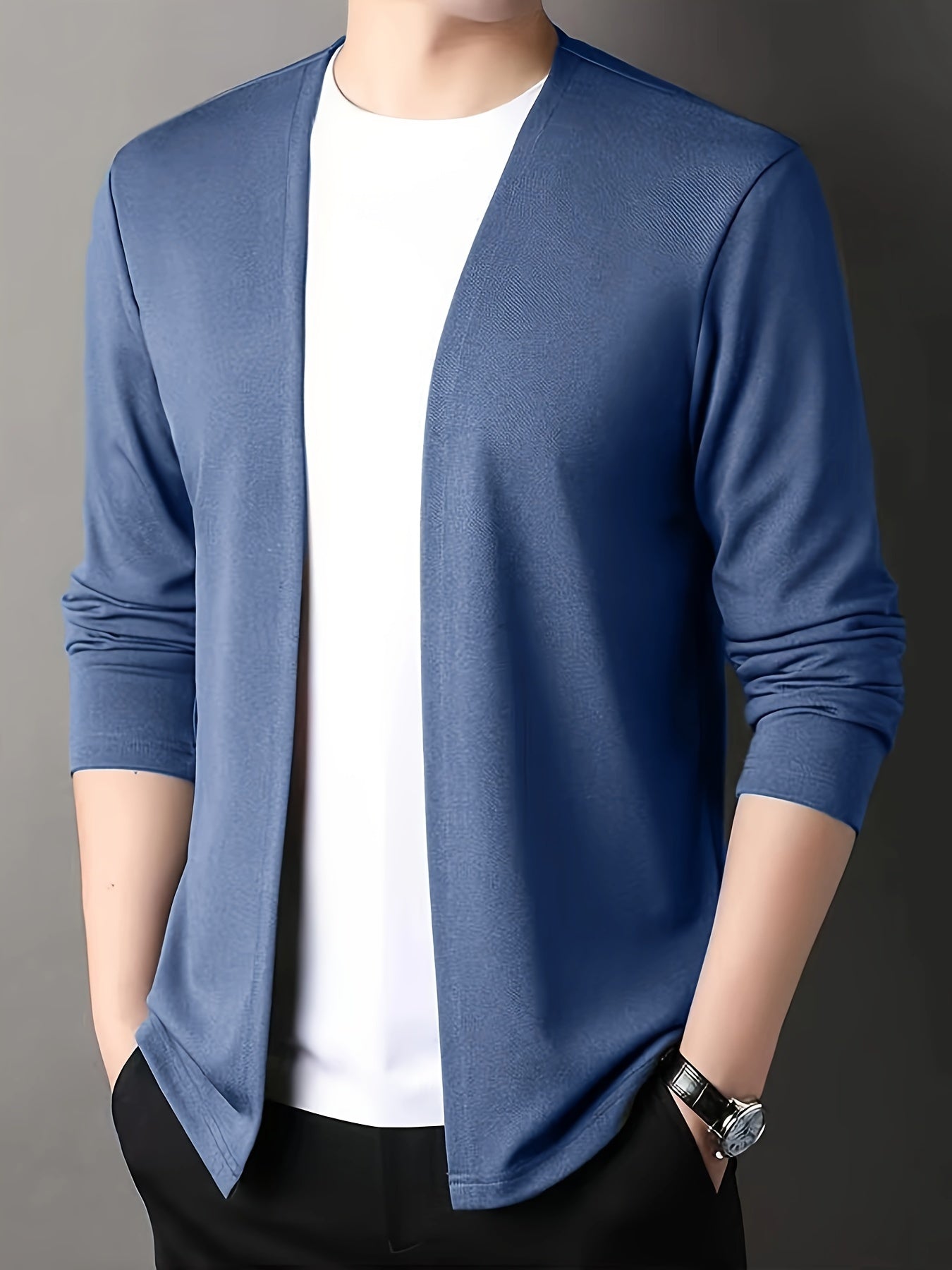 Men's Casual Knitted Cardigan for Outdoor Activities