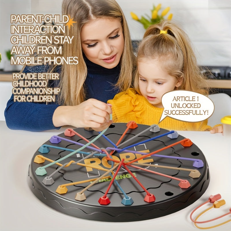 The Rope Untangling Challenge is a children's educational toy that boosts logical thinking and concentration. Perfect for parents and kids to play together, it makes a great gift for