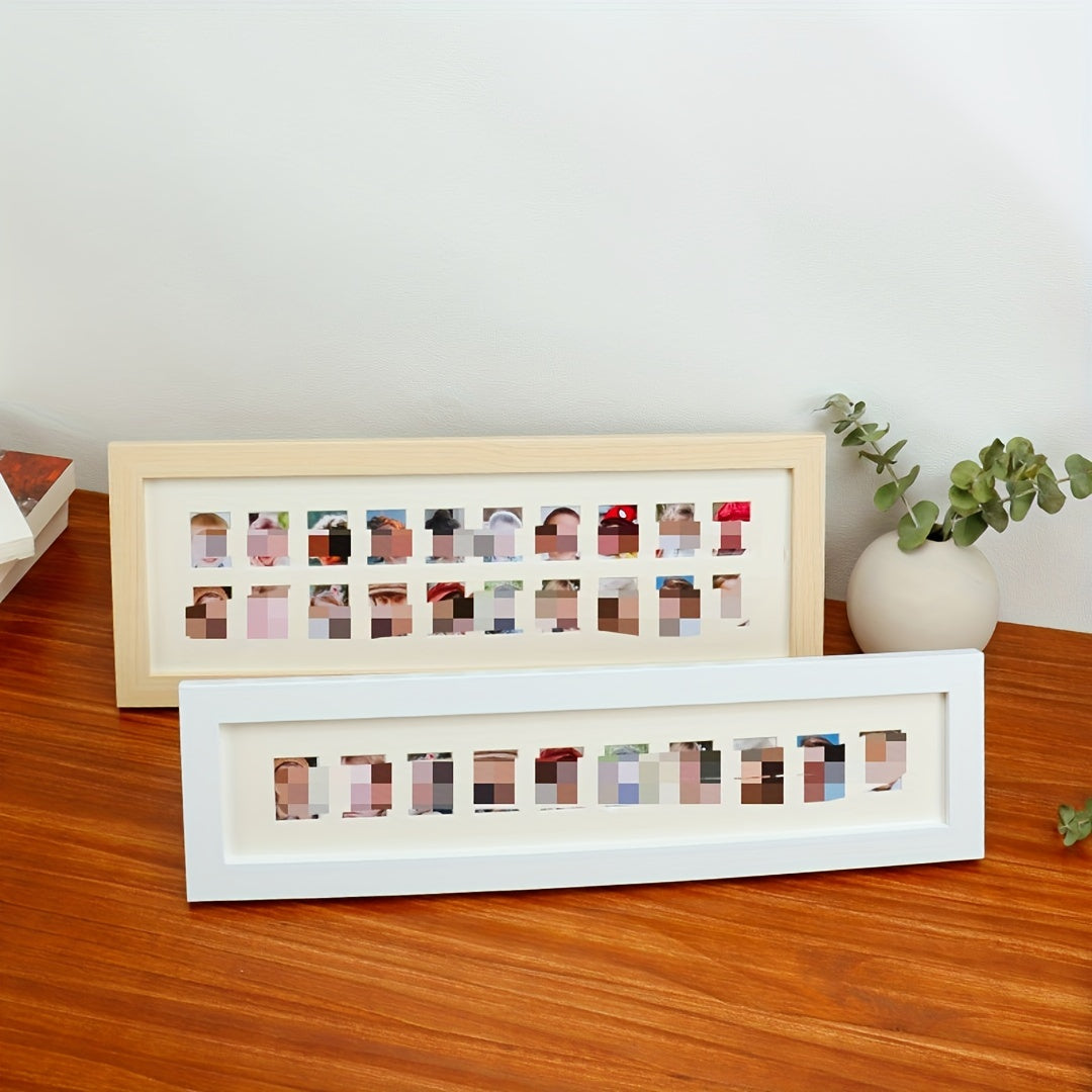 A single piece of simple ID photo campus time growth record in a picture frame to commemorate the passage of time, capturing the moment of registration in an inch picture frame.