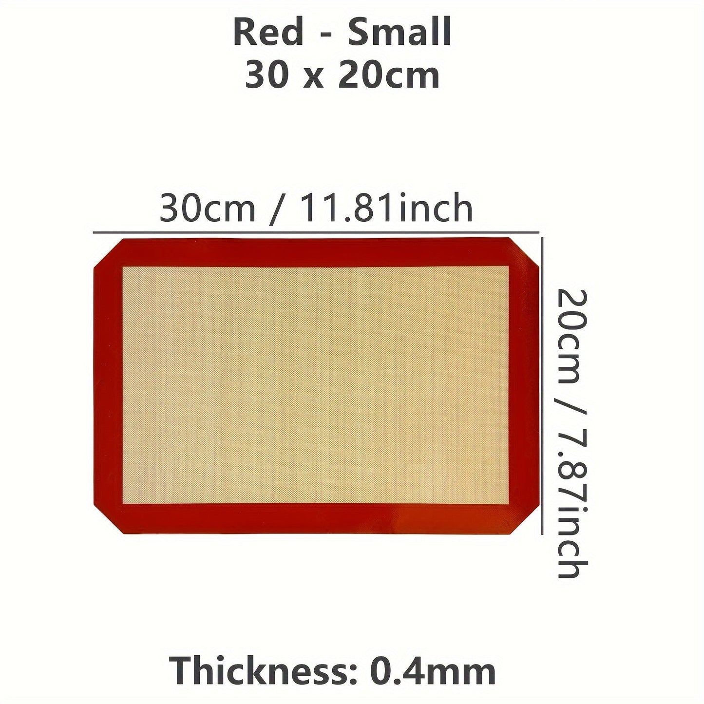 Silicone Baking Mat with 0.4mm Thickness