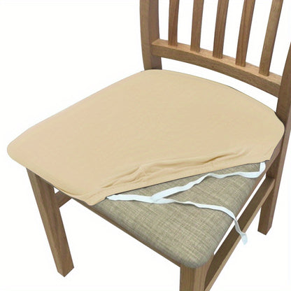 Stylish and durable milk-colored chair cushion cover for kitchen and dining chairs enhances comfort and protects seats all year round.