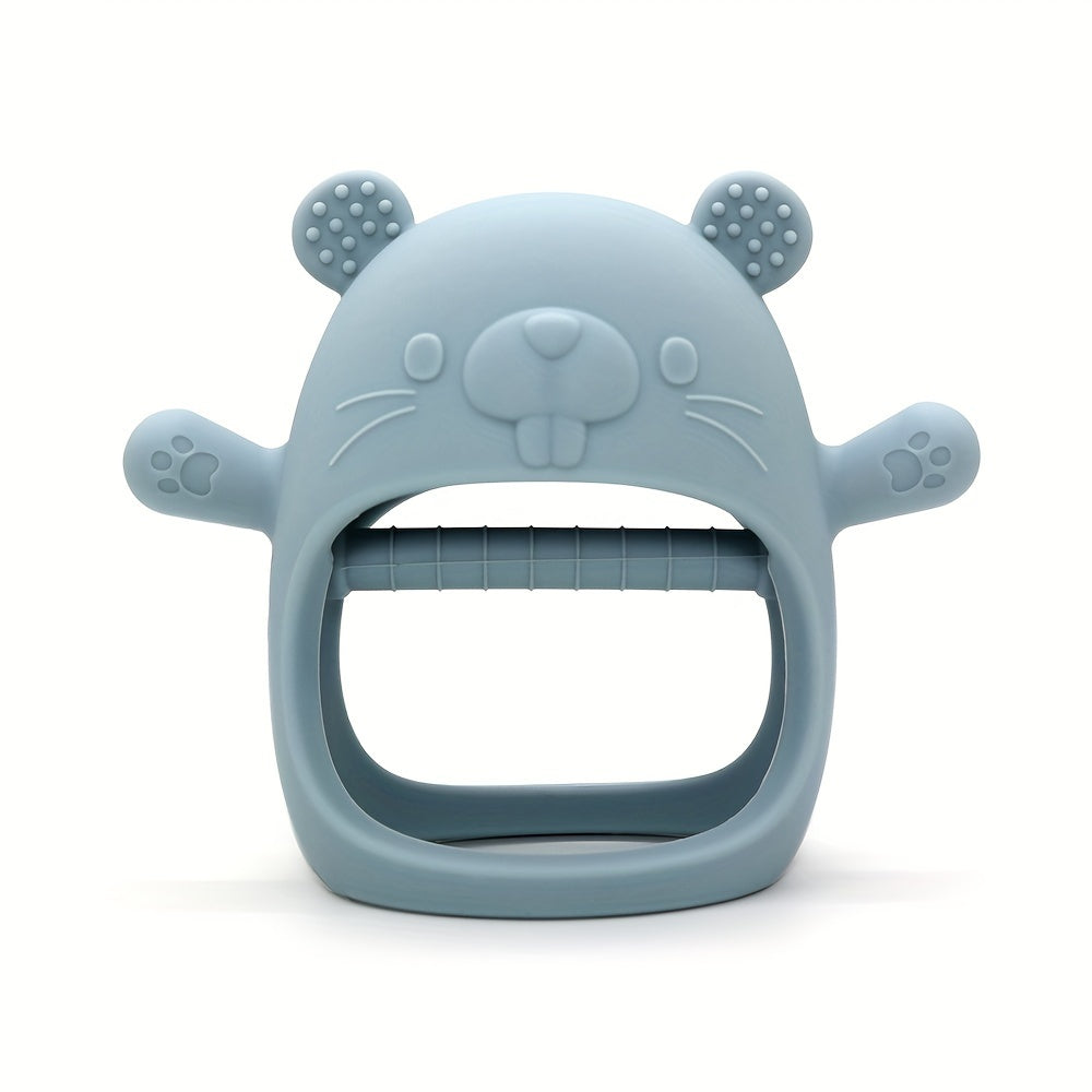 Baby Silicone Teether Groundhog Shape - Perfect for Thanksgiving or Christmas Gift