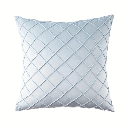 Modern Argyle Throw Pillow Case made of polyester velvet for soft, comfortable home, office, living room, and sofa décor (Pillow core not included).