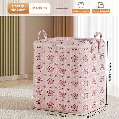 Under-Bed Storage Organizer in Boho Style, Waterproof Fabric, Spacious with Gull Wing Closure, Ideal for Seasonal Clothing, Quilts, and Miscellaneous Items, Versatile Rectangle Space Saver