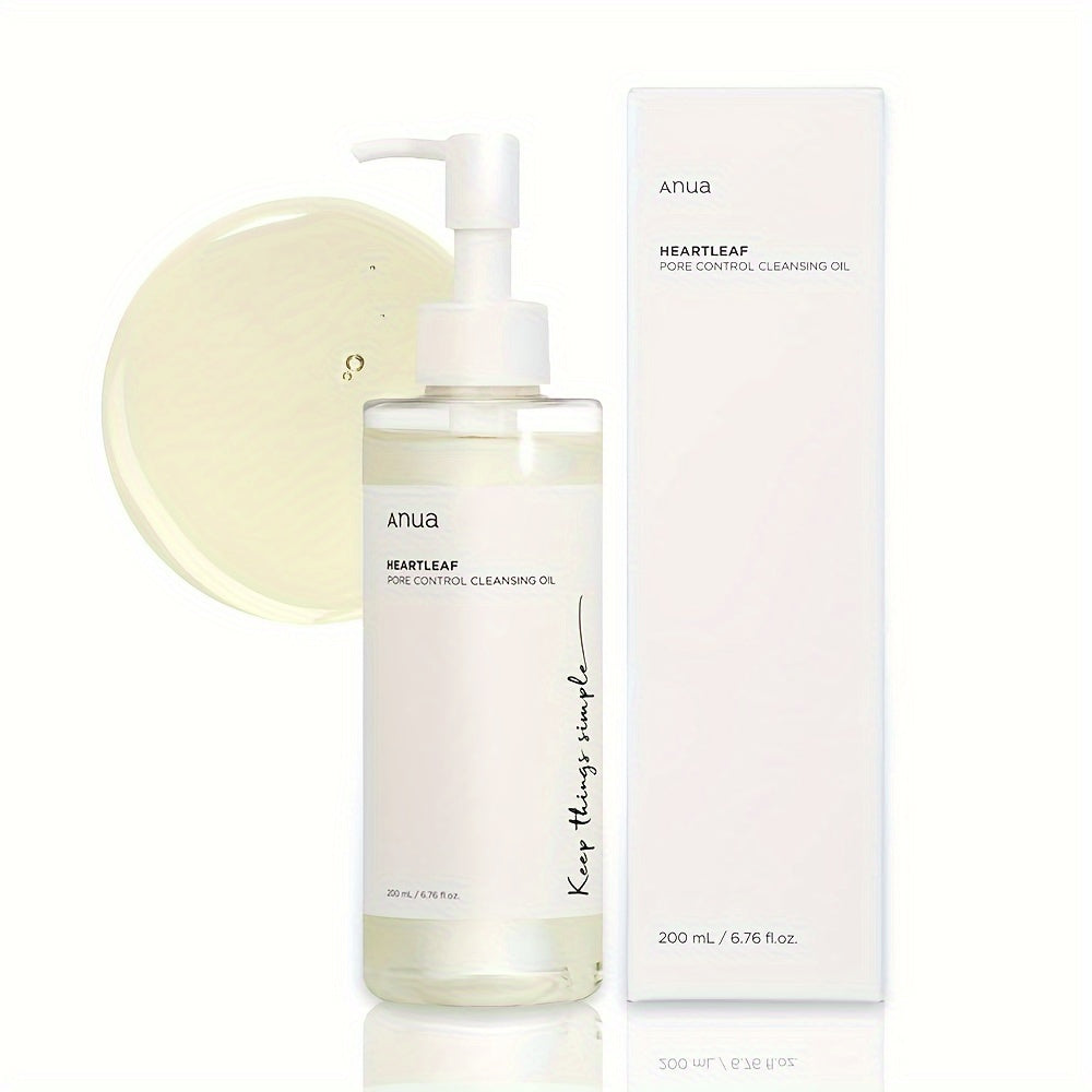 Skin care set includes 2 products: 5.07oz facial foaming cleanser and 6.76oz makeup remover oil.