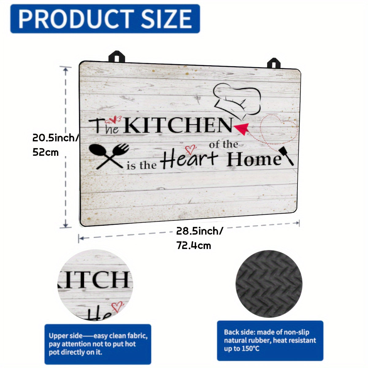 Protect your electric glass stove with our Extra Large 72.39x52.07cm Stove Top Cover. This anti-slip, waterproof, and heat resistant mat prevents scratching and serves as a versatile cooktop protector. Easy to clean and perfect for adding a decorative