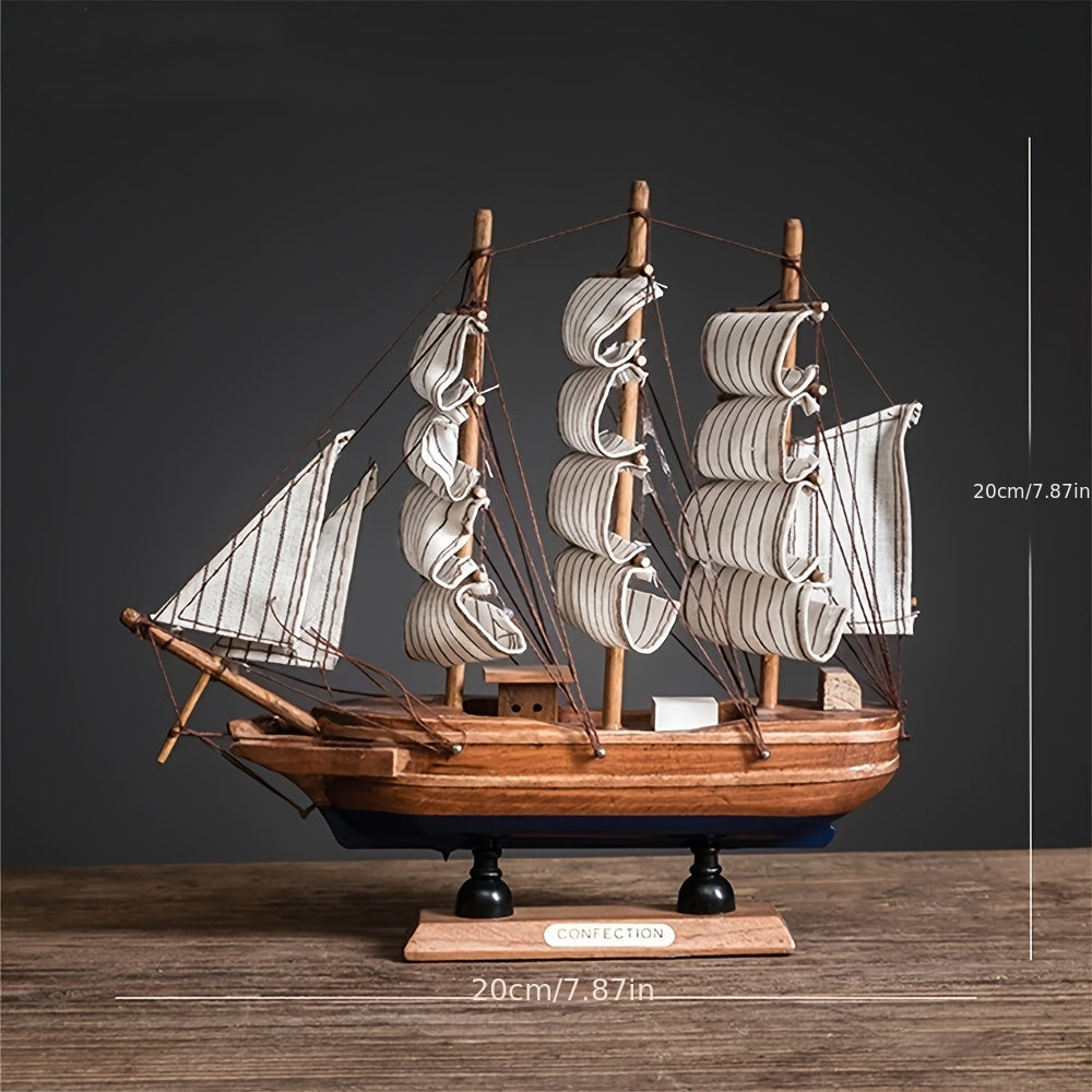 Nautical sailing ship decor for various spaces.