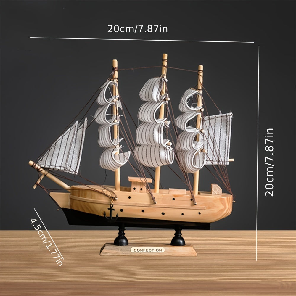 Nautical sailing ship decor for various spaces.