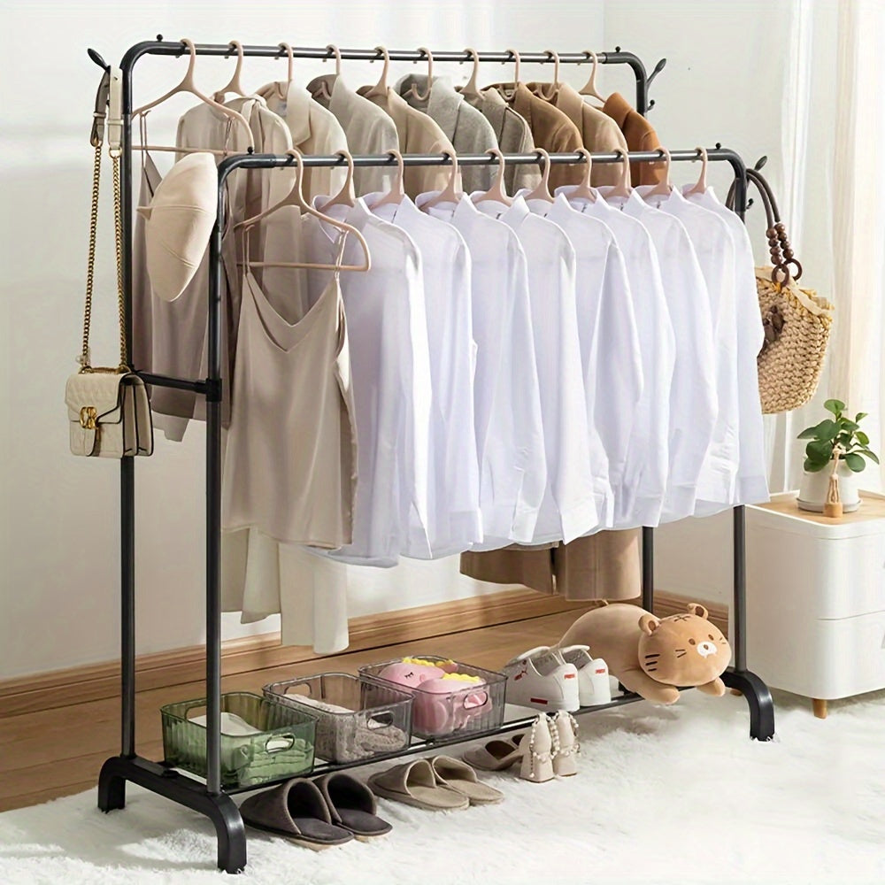 1 piece multi-functional clothes drying rack for home use, easy to install and suitable for various scenes.