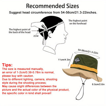 [Bestseller] Quick-Drying Bucket Hat - Breathable Sun Cap with Wide Brim and Adjustable Drawstring for Outdoor Activities, Travel-Friendly, Timeless Design, Fisherman Cap