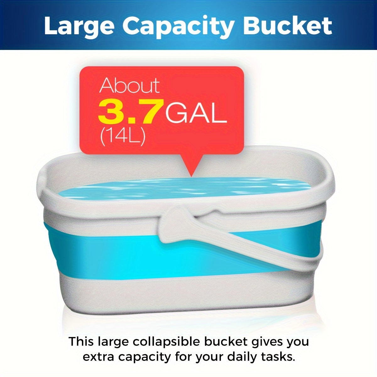 Introducing the Home Times Flat Mop & Collapsible Bucket Set! This set includes a 13.97 L bucket and features hands-free washing, 360° rotation, and comes with 2 microfiber pads for dry/wet use. Perfect for cleaning in the bedroom, bathroom, kitchen