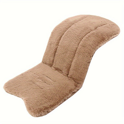 Luxurious Faux Rabbit Fur Stroller Cushion - Plush, Cozy Seat Pad for Kids' Carriages & Dining Chairs - Ideal Gift for Youngsters for any Occasion, including Christmas, Halloween, Thanksgiving, Easter, and New Year, along with a Dining Chair Cushion