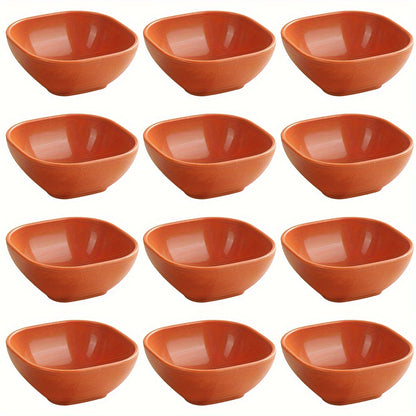 8 to 12 square sauce bowls for Korean, Chinese, and Middle Eastern styles.