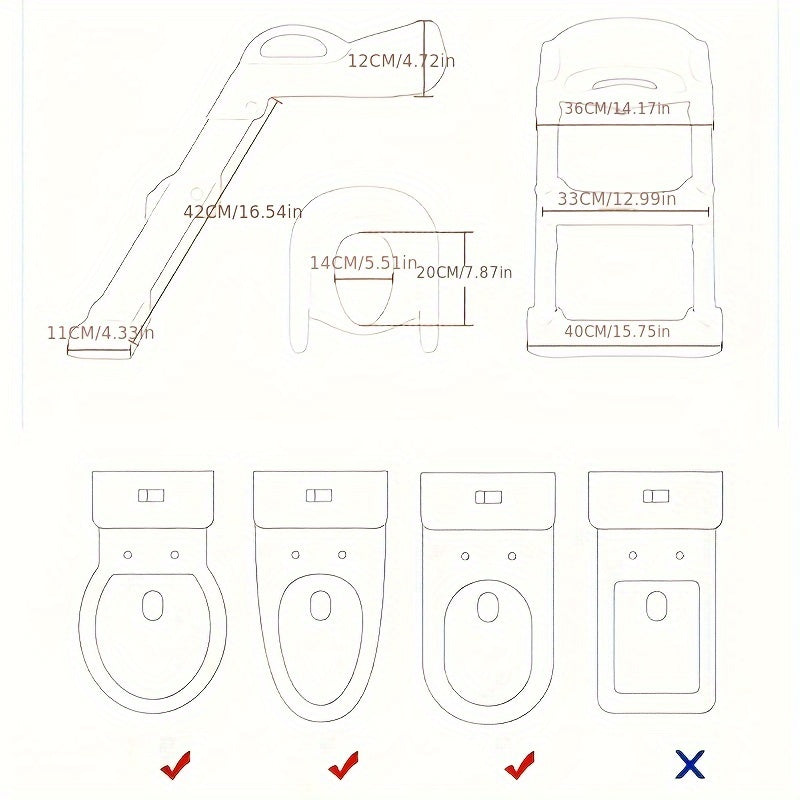 Toilet Training Seat with Ladder and Foldable Potty Seat Cushion for Kids