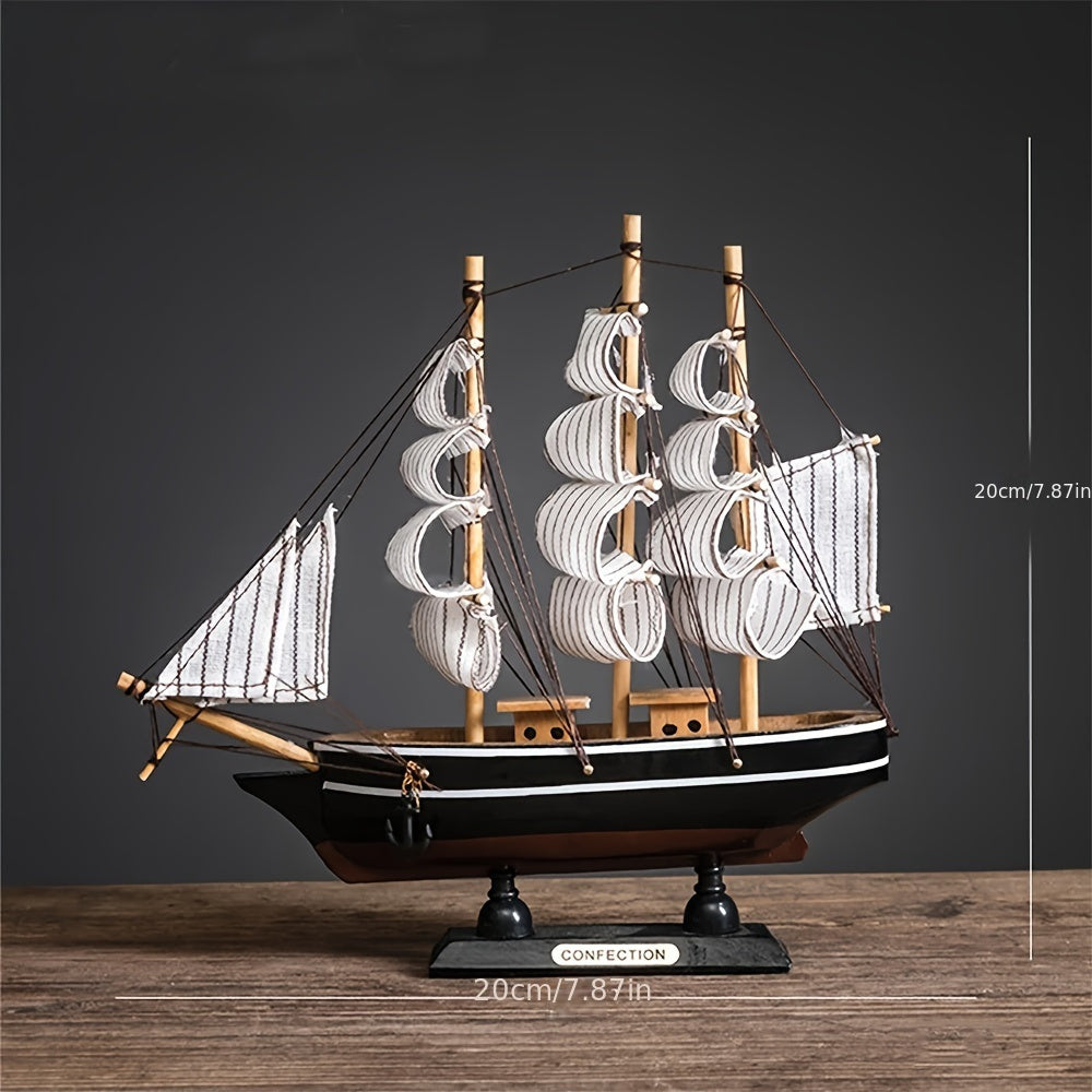 Nautical sailing ship decor for various spaces.