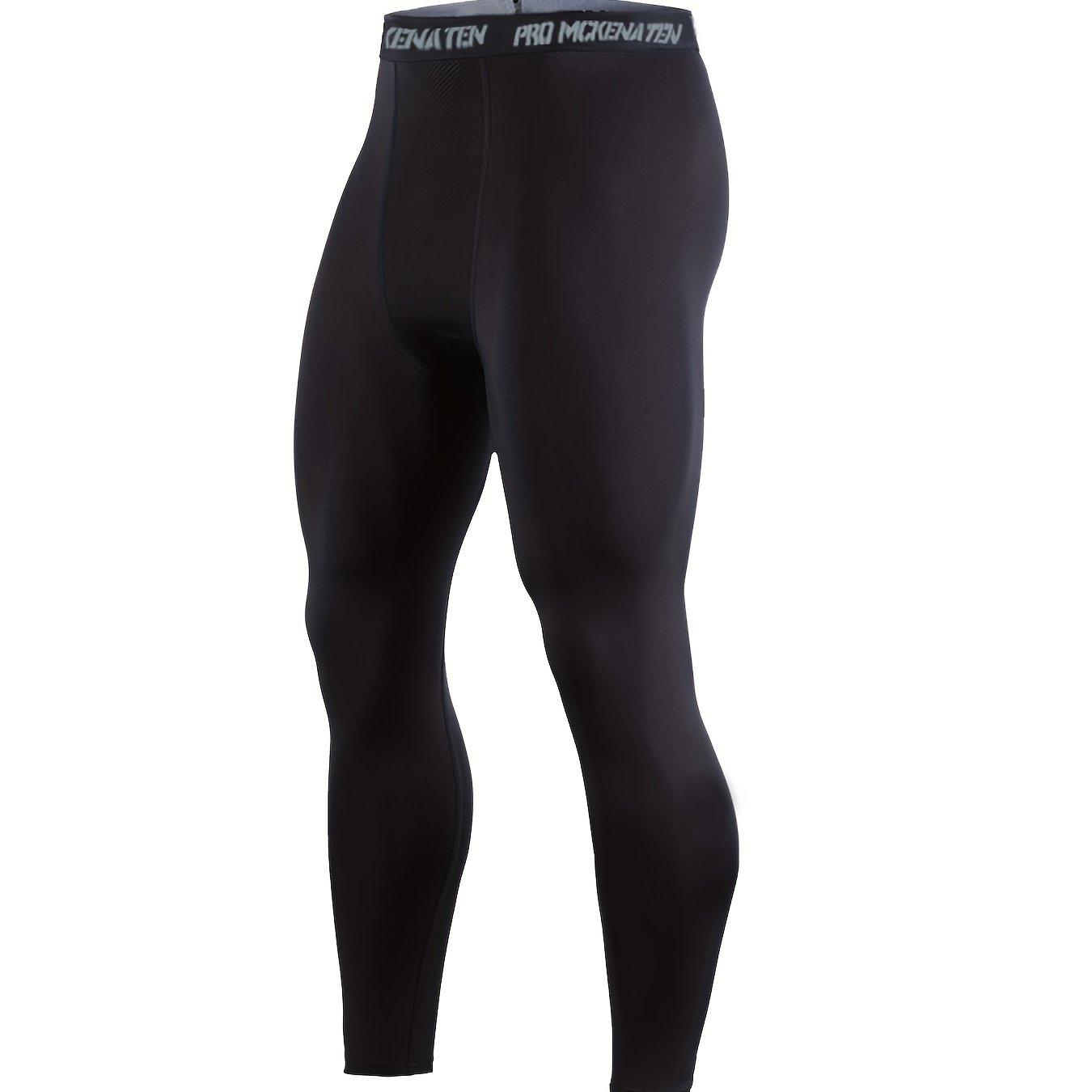 Men's compression pants for basketball, running, and gym workouts.