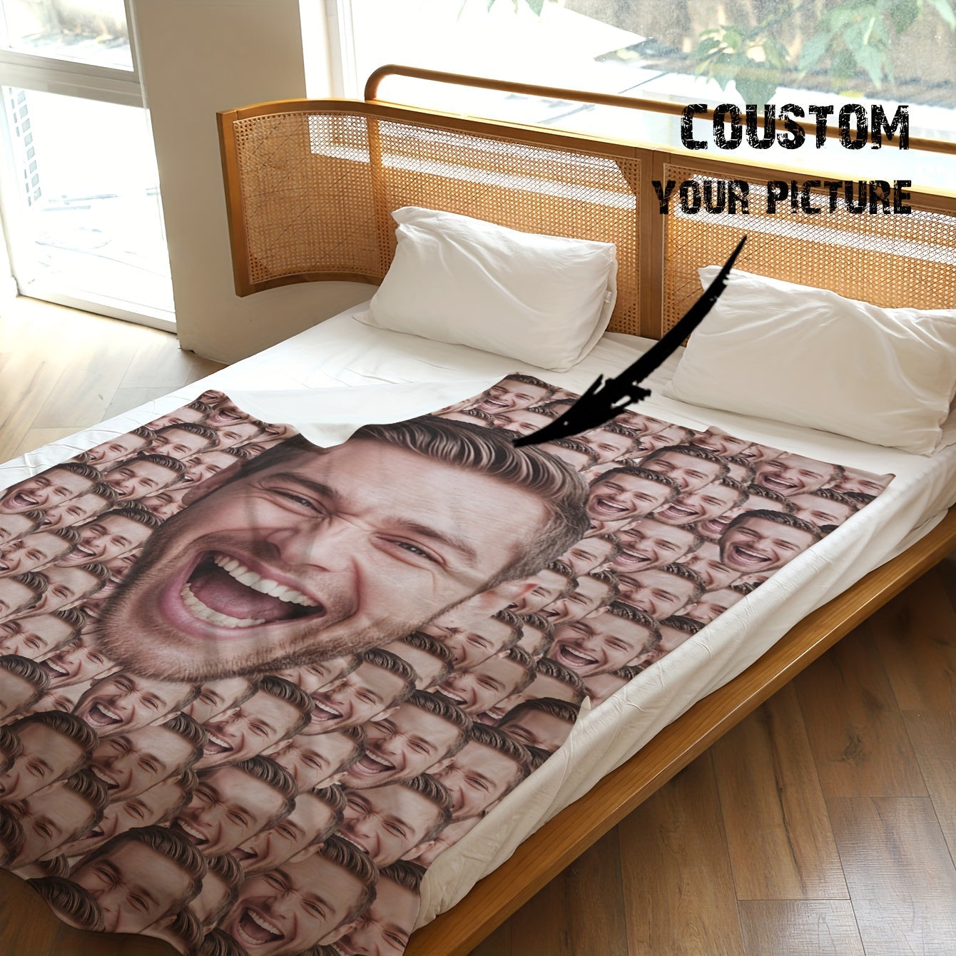 Personalize Your Own Photo Blanket - Cozy Flannel Throw for Any Season, Ultra Soft and Cozy, Ideal Graduation Present