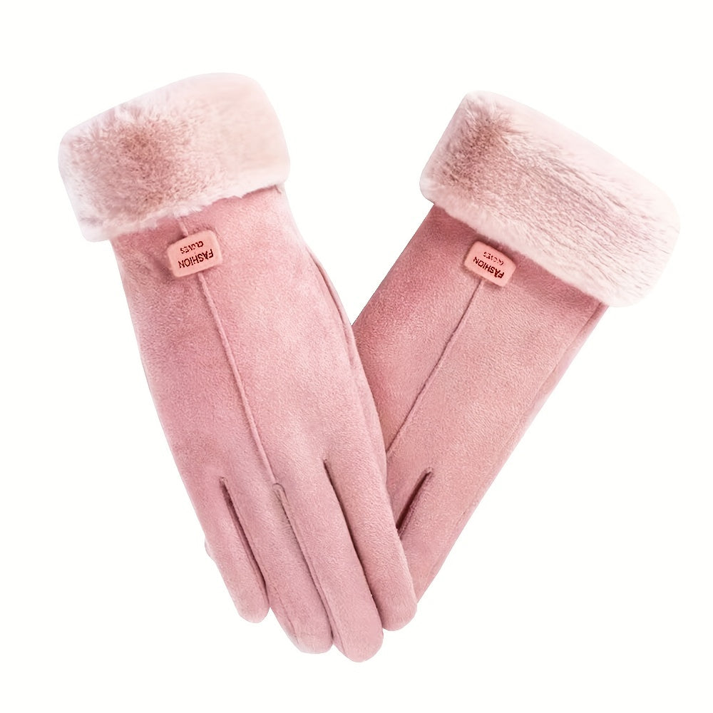 Stay warm this winter with our cozy velvet-lined gloves. Perfect for outdoor activities and casual sports, these split-finger gloves feature a plush cuff and stretchy design for added comfort.