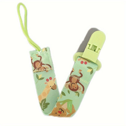 Youngsters Soothing Item Holder Clip by PanLynner - Adorable Cartoon Design, Soft Silicone, Great for Boys & Girls - Perfect Christmas & Halloween Present