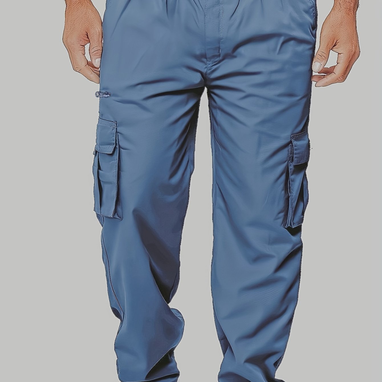 Best-selling oversized cargo pants with side pockets for big and tall men, perfect for spring and summer. Great gifts for plus-size guys.