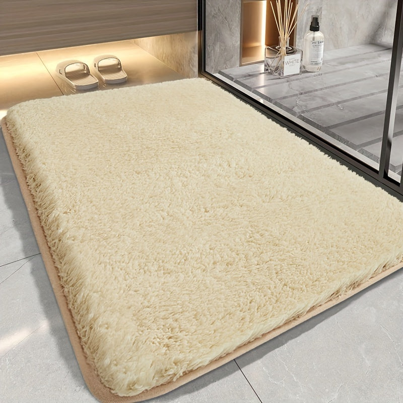 Soft, non-slip mat for bathroom doorways, stock available for cross-border shipping.