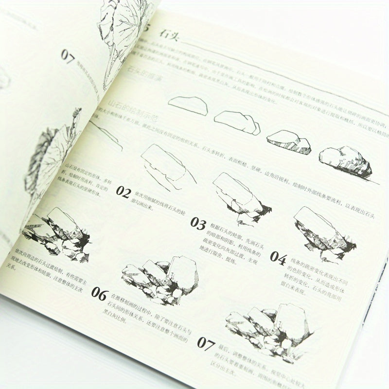 Chinese version guide on pen drawing and hand drawing expression techniques for beginners to masters.