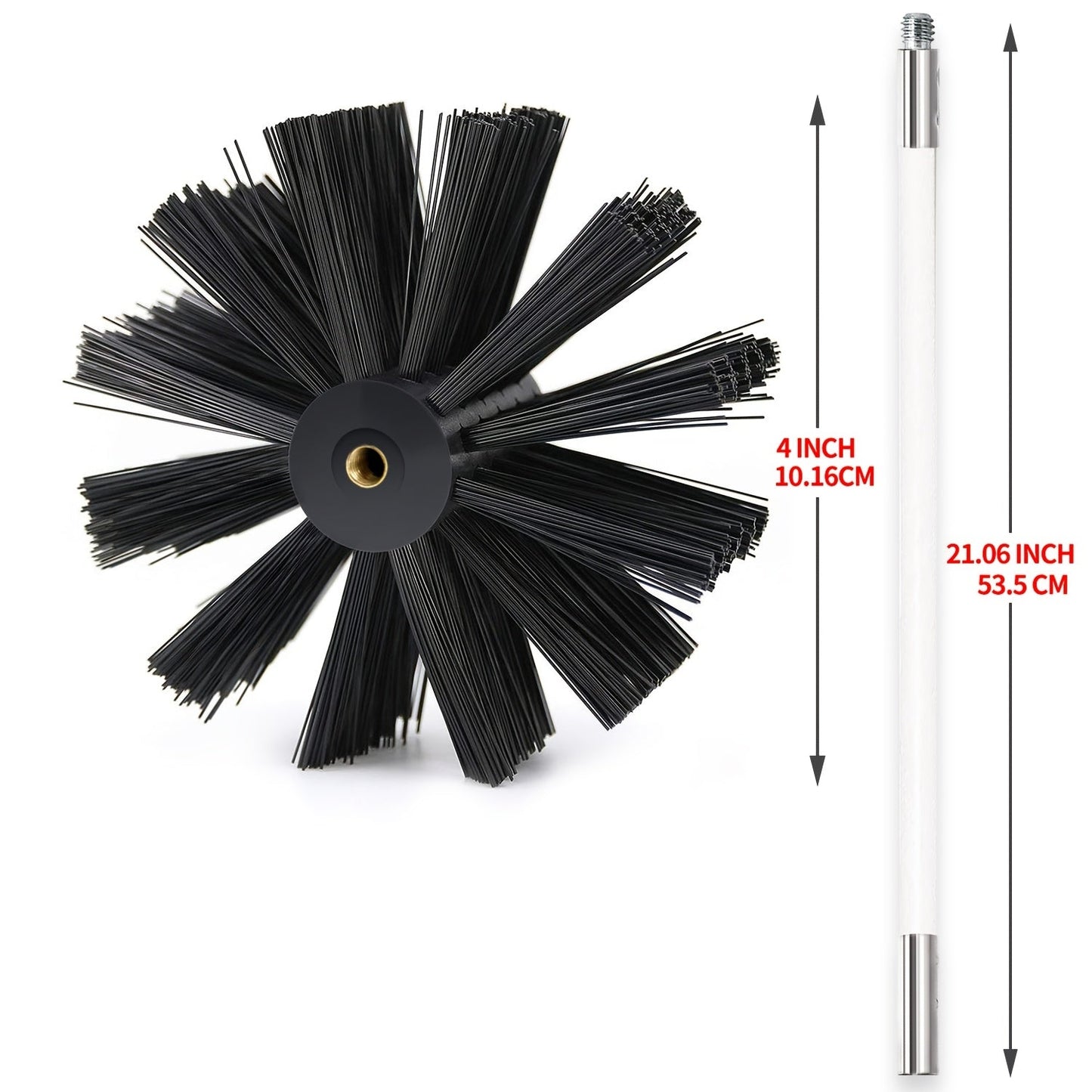 ProClean introduces a 3.66 meter expandable dryer vent cleaning brush kit. This kit features a medium firmness synthetic brush head, a plastic handle, and a lint remover tool with attachment. Enjoy drill-free operation for a hassle-free cleaning