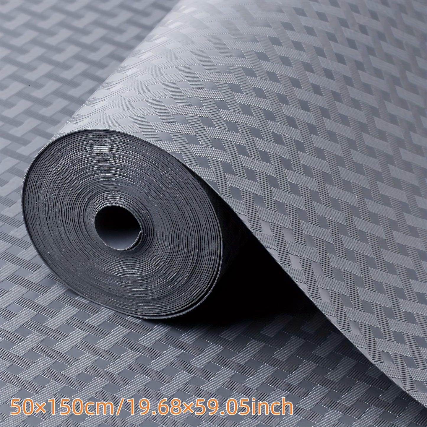 Non-slip, washable liner for cabinets, shelves, refrigerator, locker, desk, drawers. Made of EVA material for a non-sticky surface. Perfect for kitchen cabinets and household furniture.