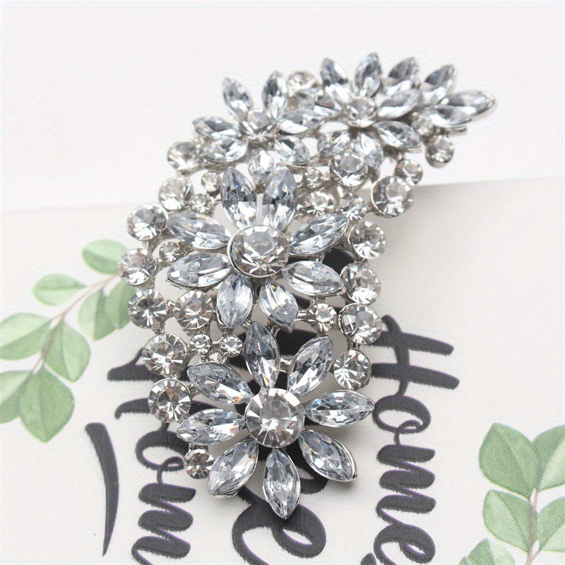 Zarif Rhinestone Qush Tuxumi - Ayollar Moda Aksessuarlar uchun Ajoyib Bo'sh Dizayn Pin