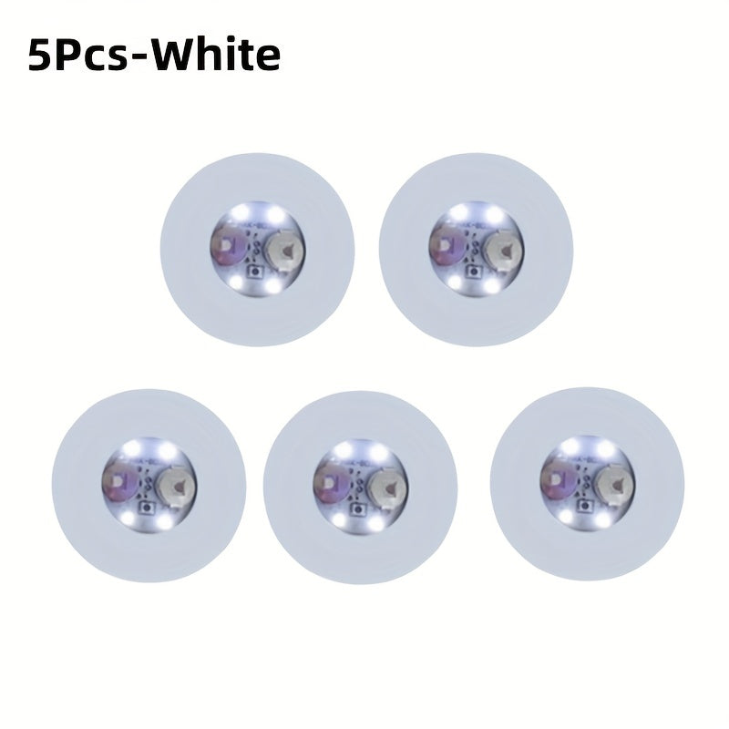 5pcs Plastic Luminous Coasters with LED lights for bars and nightclubs, creating a glowing atmosphere. Perfect for holding cups and as room or Halloween décor.