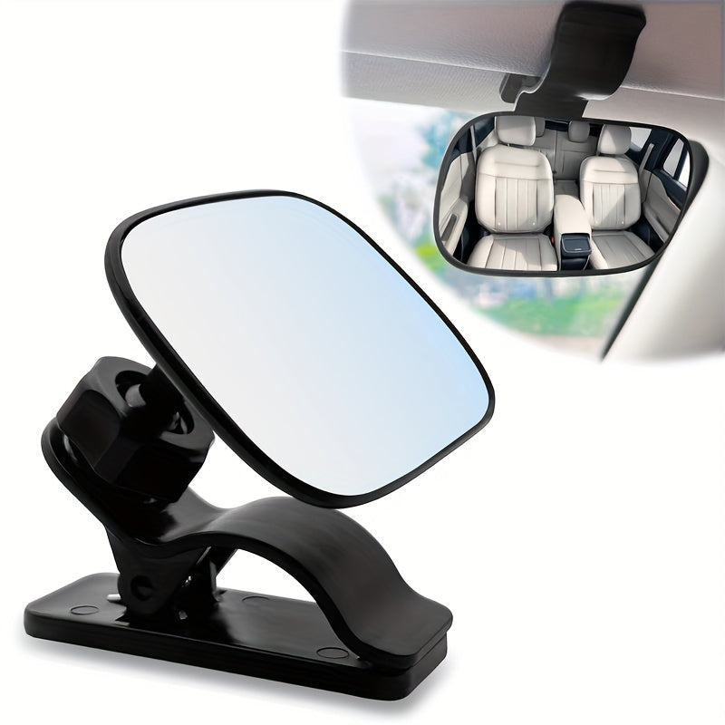 Adjustable Car Rear View Mirror for Cars SUVs Trucks with Right Wide Angle Convex Mirror, Perfect for Backseat Viewing, Ideal Automotive Interior Accessory