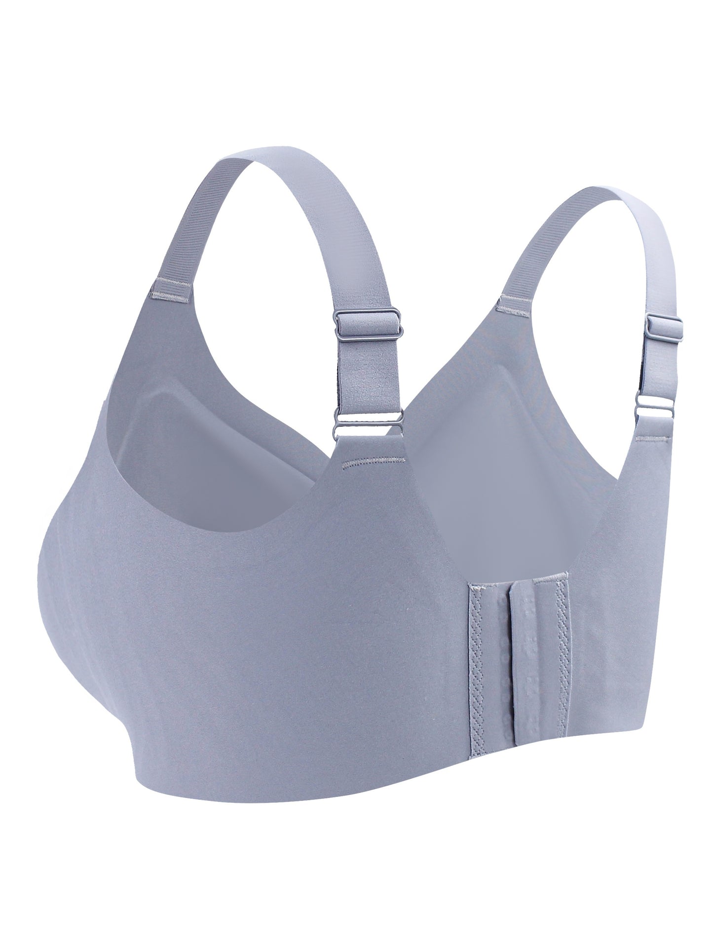 Women's Elegant Plus Size Seamless Bra with Light Padding and Full Coverage