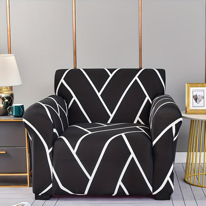 High elastic sofa slipcover with anti-slip foam strip, dustproof and suitable for all seasons. Includes 1 pillowcase without core. dimensions are 40.89cm * 40.89cm. Ideal for protecting furniture and enhancing home decor.